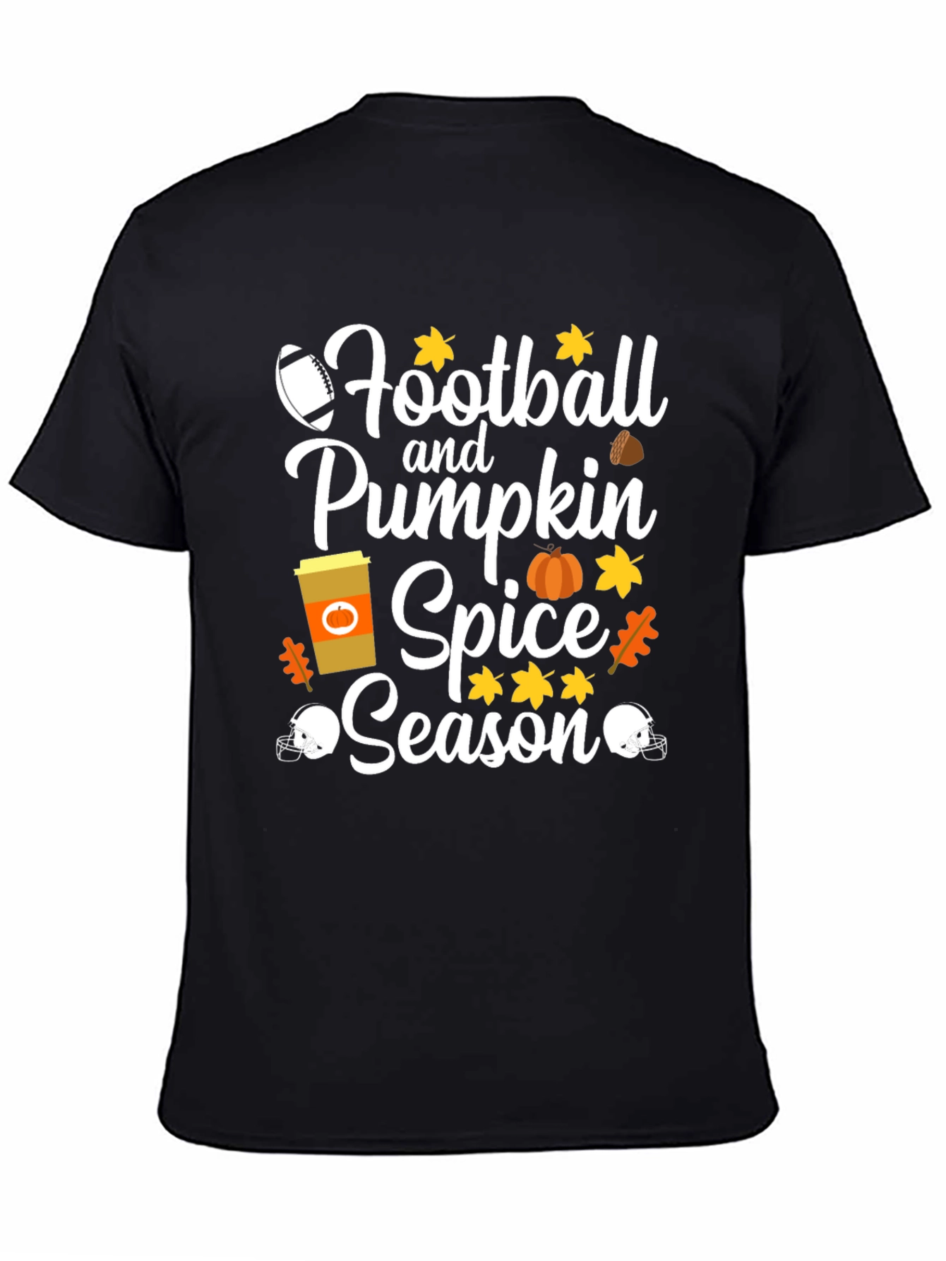 Football and Pumpkin Spice Season T-Shirt
