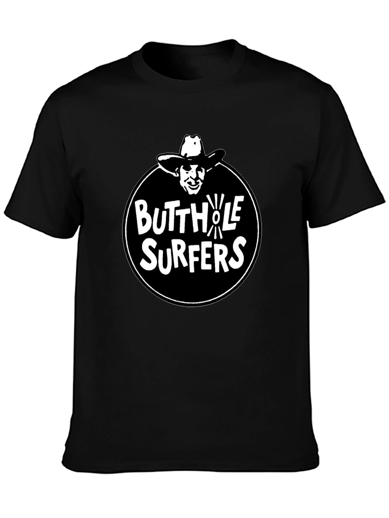 Butthole Surfers Band Tee - Classic Black T-Shirt