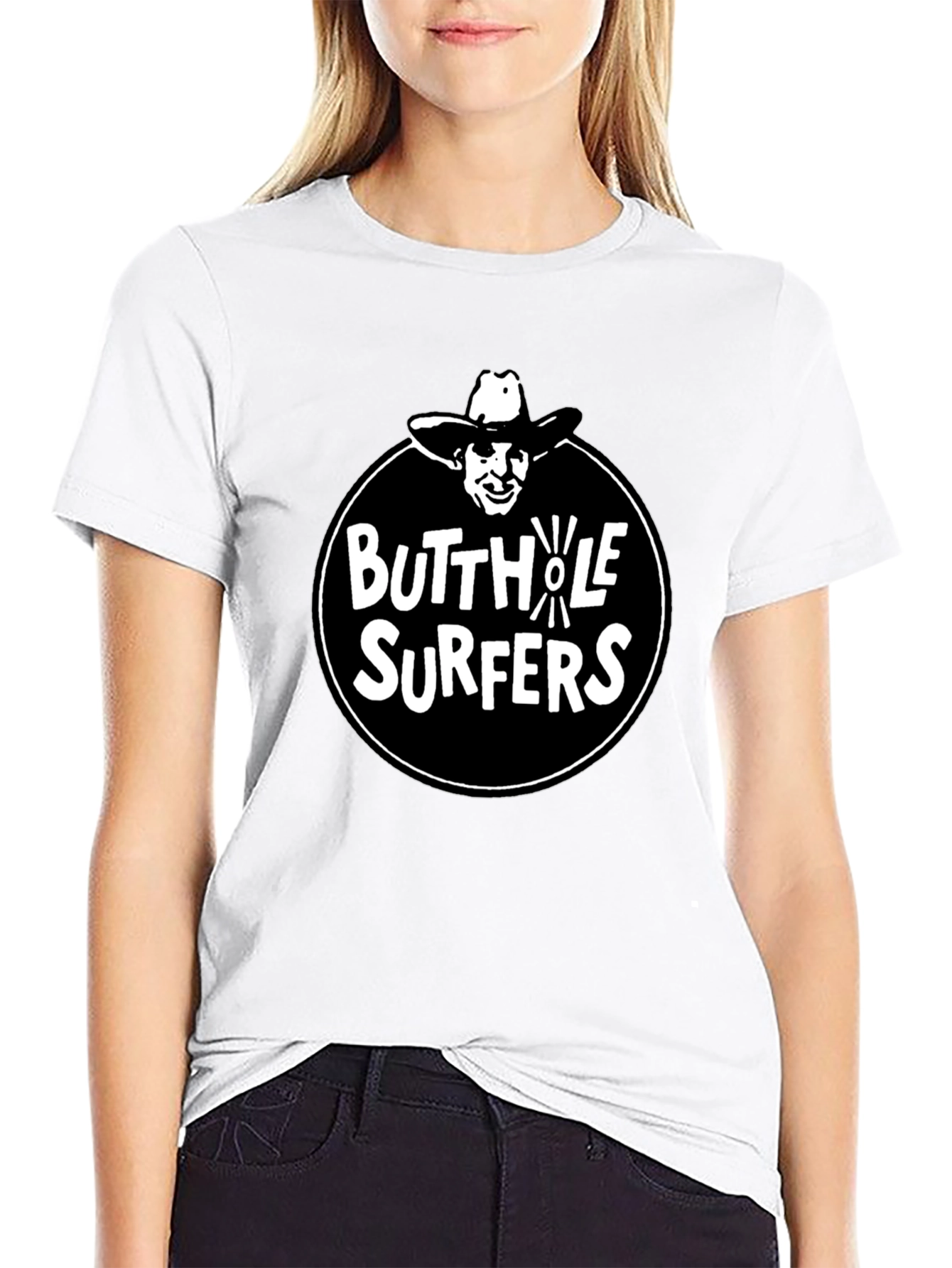 Butthole Surfers Band Tee - Classic Black T-Shirt