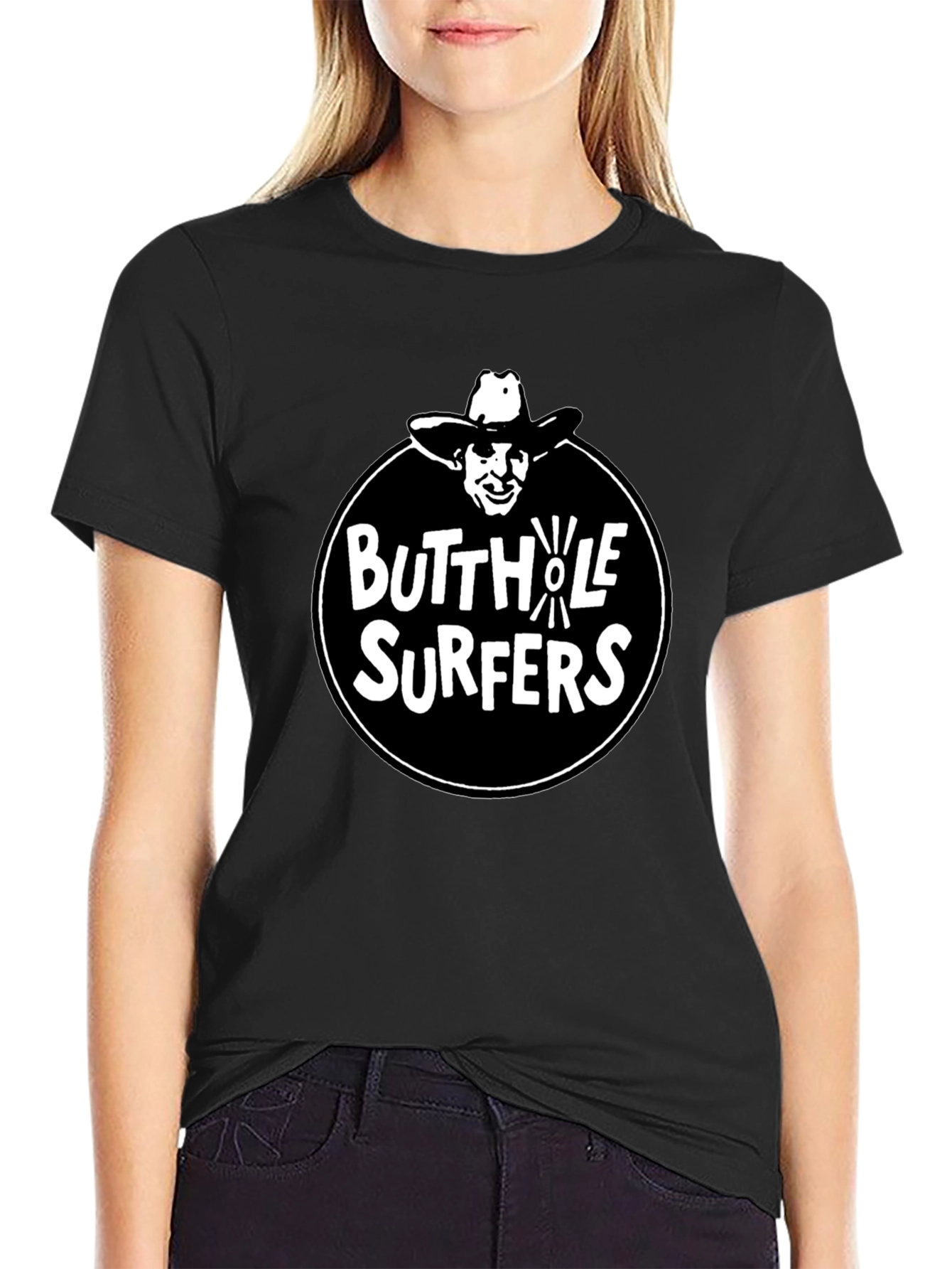 Butthole Surfers Band Tee - Classic Black T-Shirt