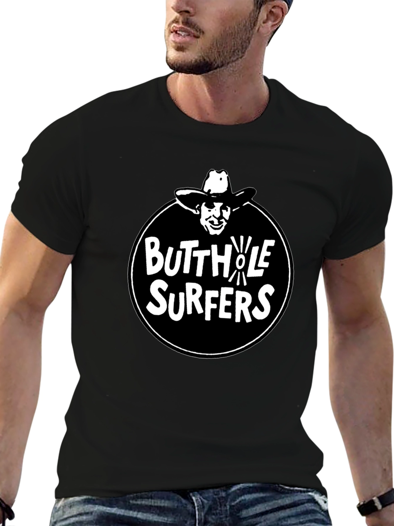 Butthole Surfers Band Tee - Classic Black T-Shirt
