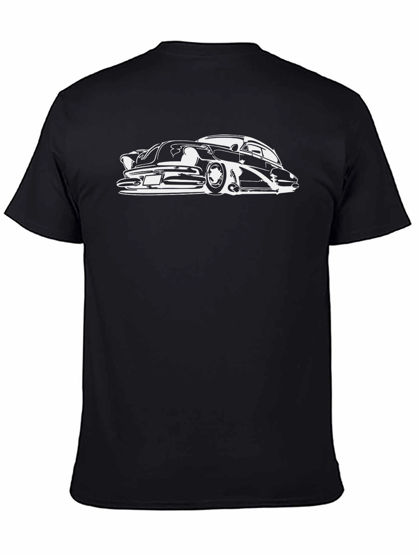 Classic Car Graphic Black T-Shirt