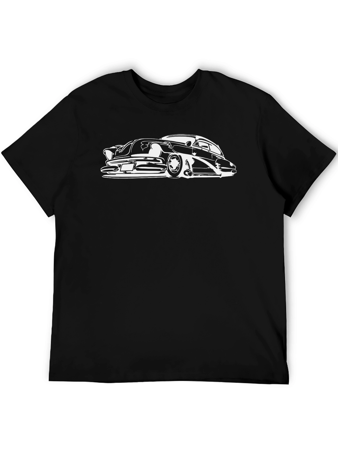 Classic Car Graphic Black T-Shirt