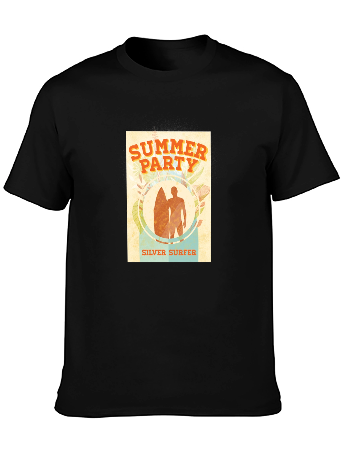 Summer Party Silver Surfer Graphic T-Shirt