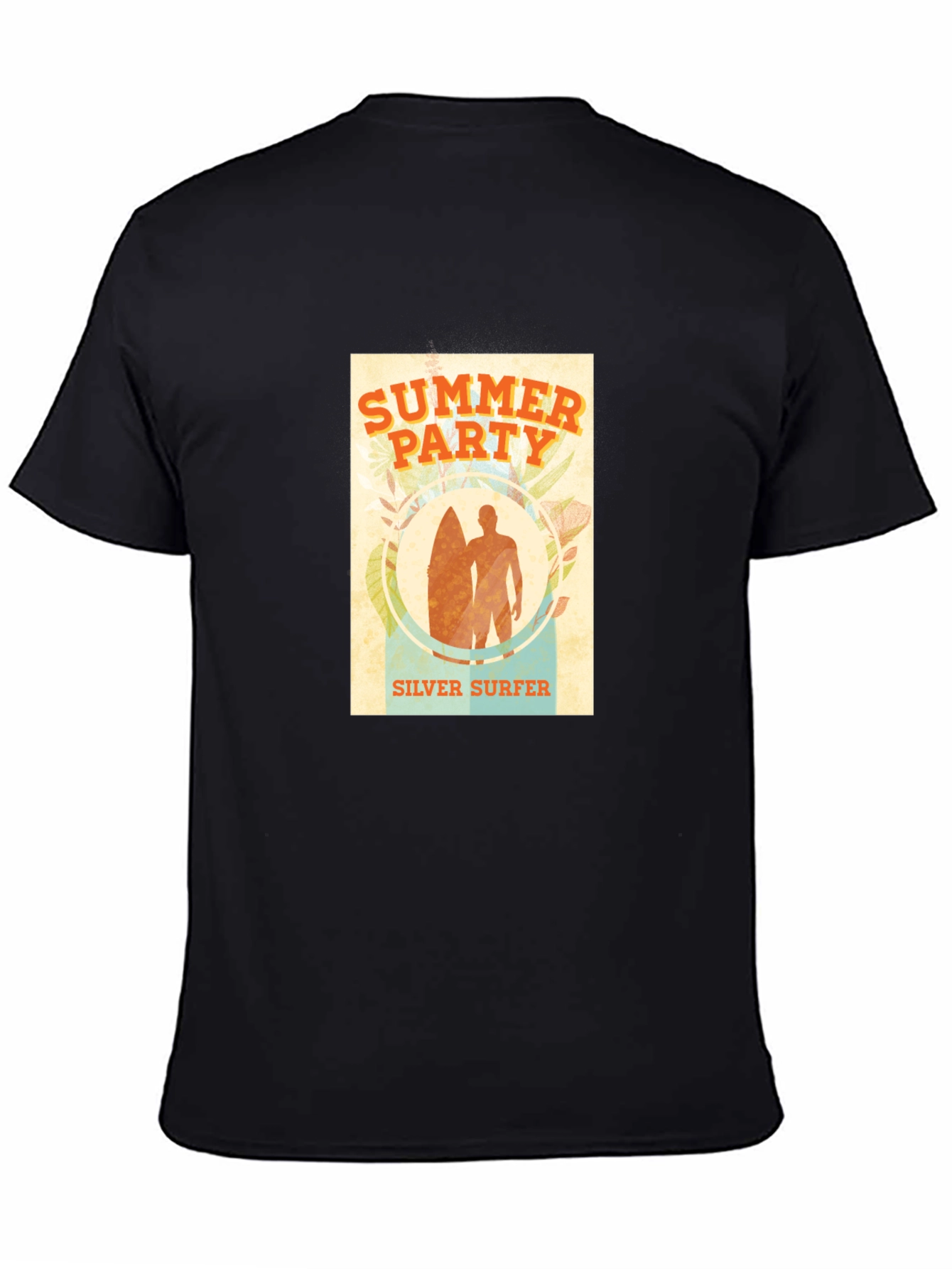Summer Party Silver Surfer Graphic T-Shirt