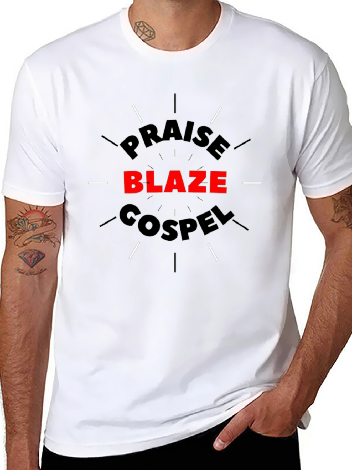 Praise Blaze Gospel Graphic T-Shirt