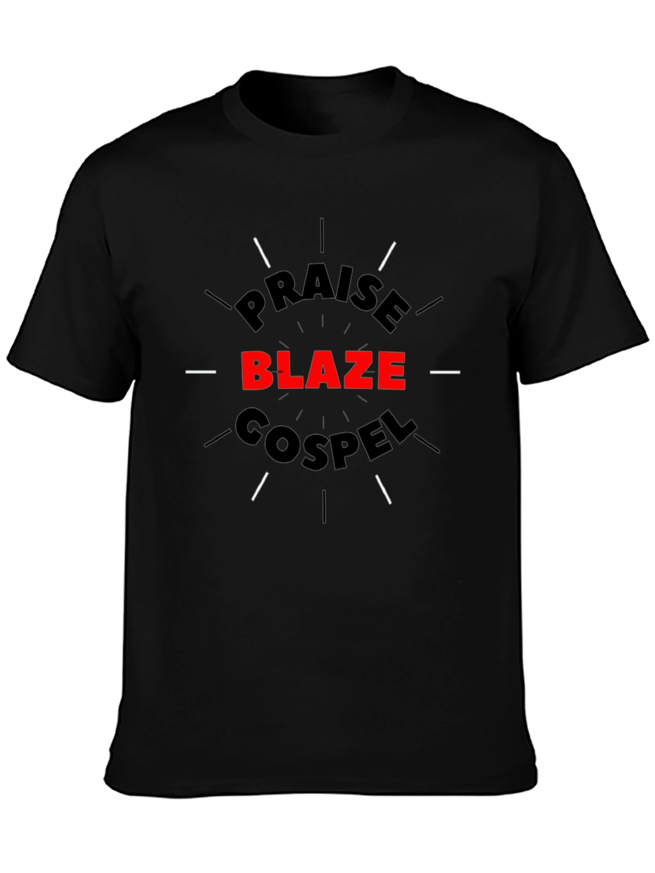 Praise Blaze Gospel Graphic T-Shirt