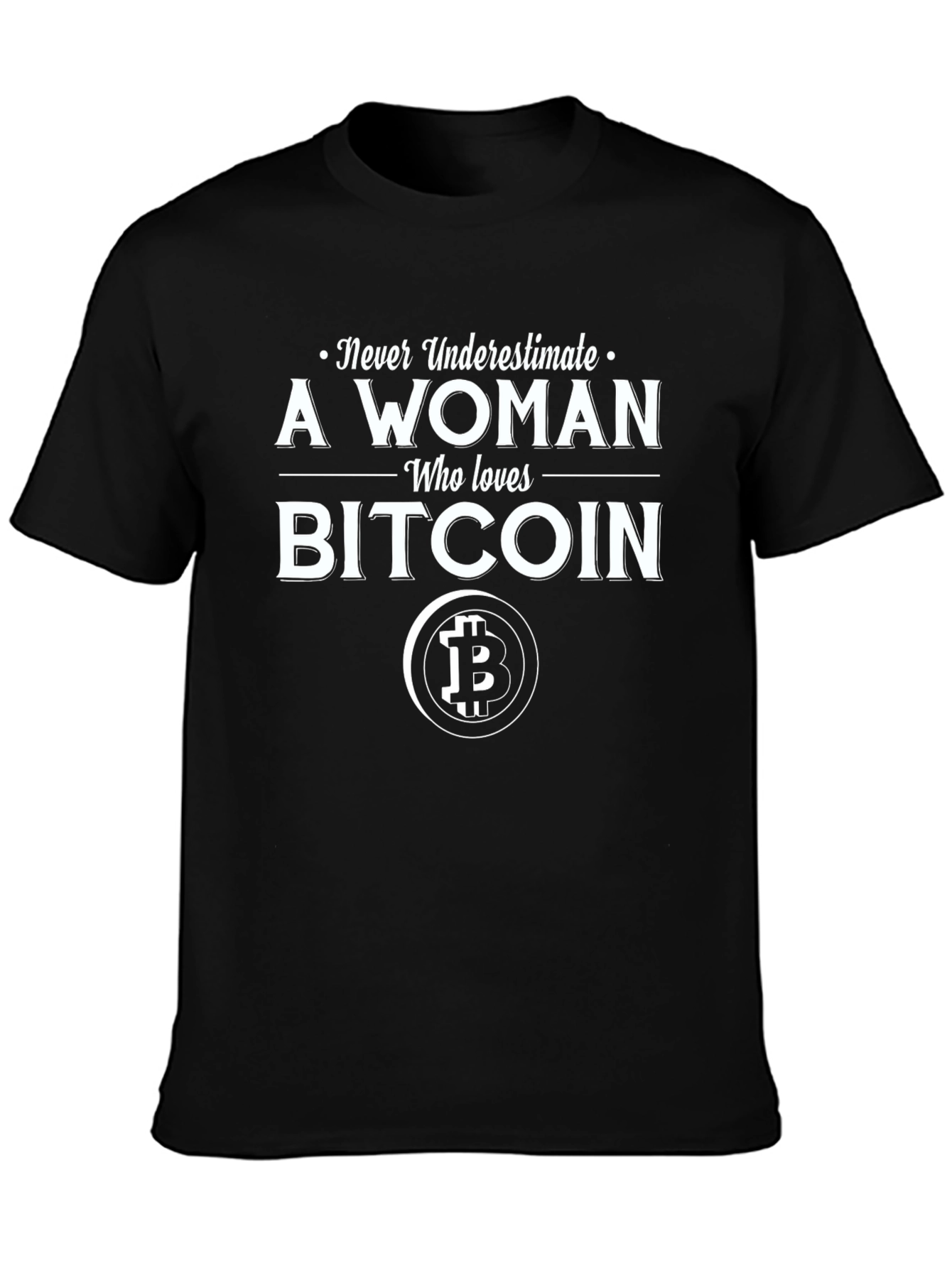 Bitcoin Lover Womens Graphic Tee
