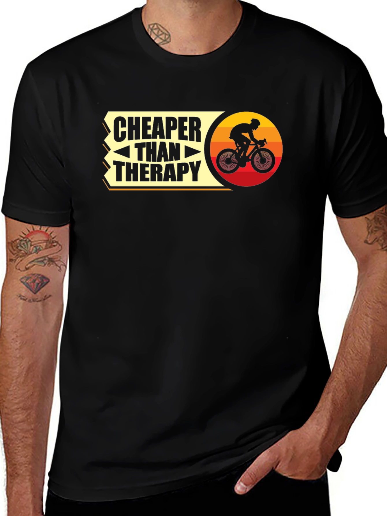 Cheaper Than Therapy Cycling T-Shirt