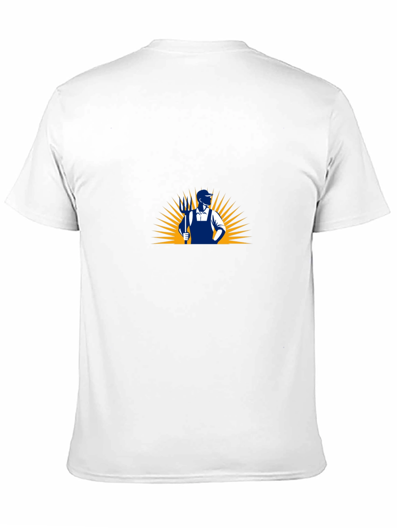 Mens Black Graphic Tee - Farmer Design