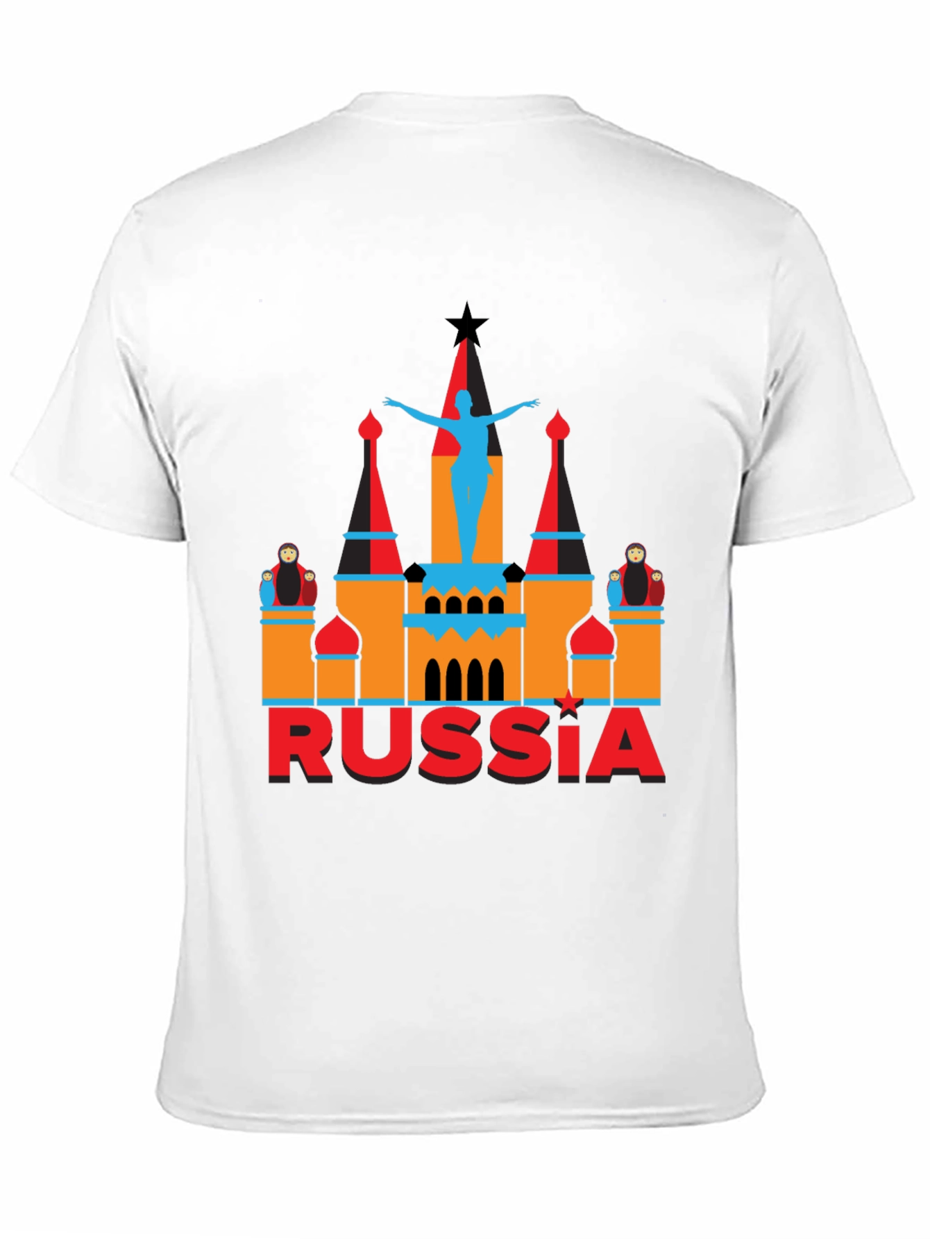 Russia Graphic Tee - Black