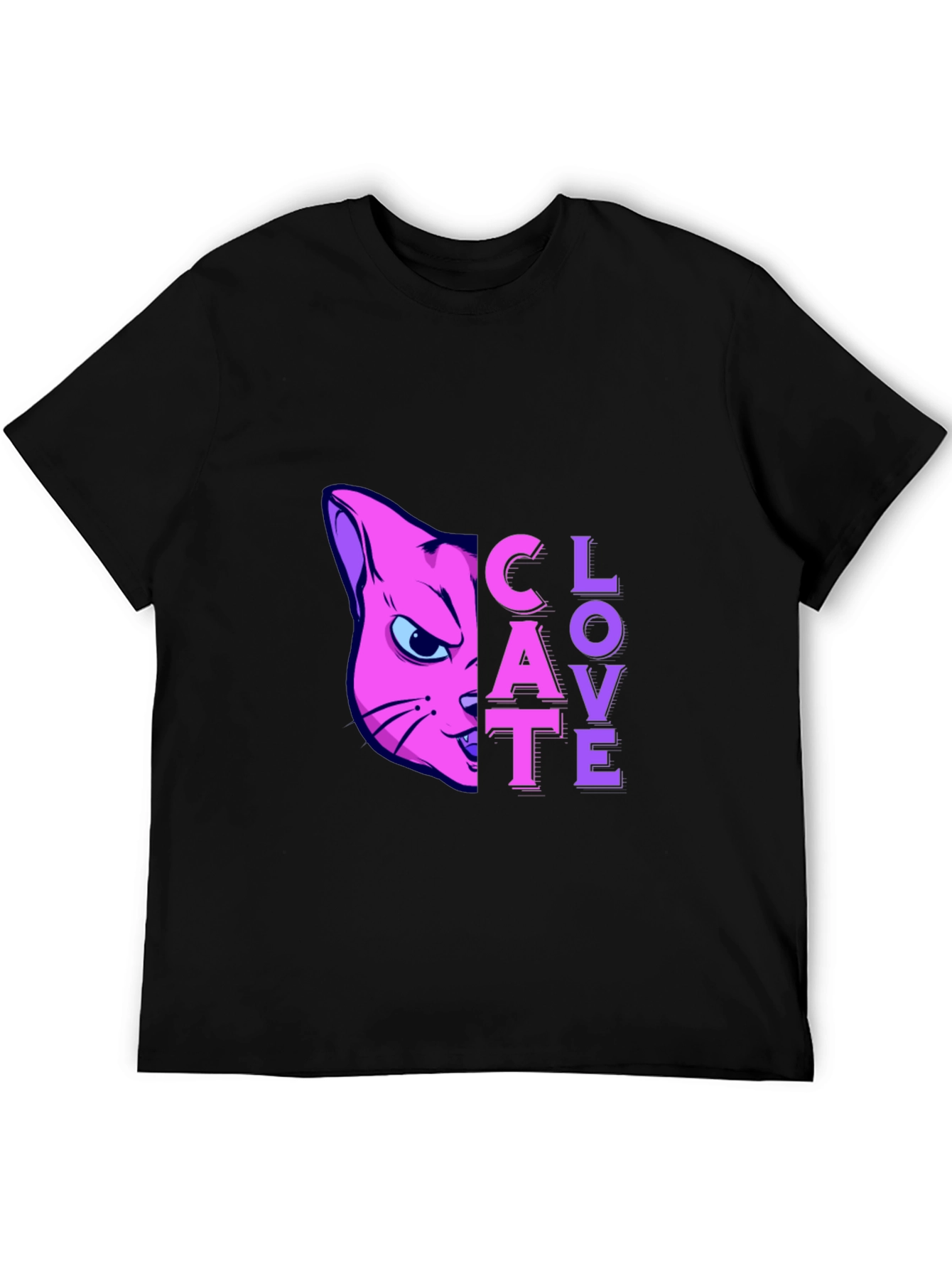 Clovate Pink Cat Graphic Tee