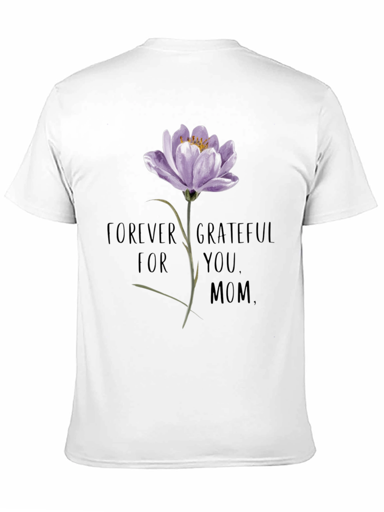 Forever Grateful Mom Floral T-Shirt