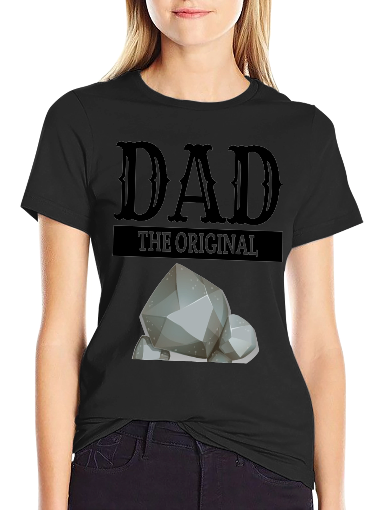 Dad The Original Rocks T-Shirt