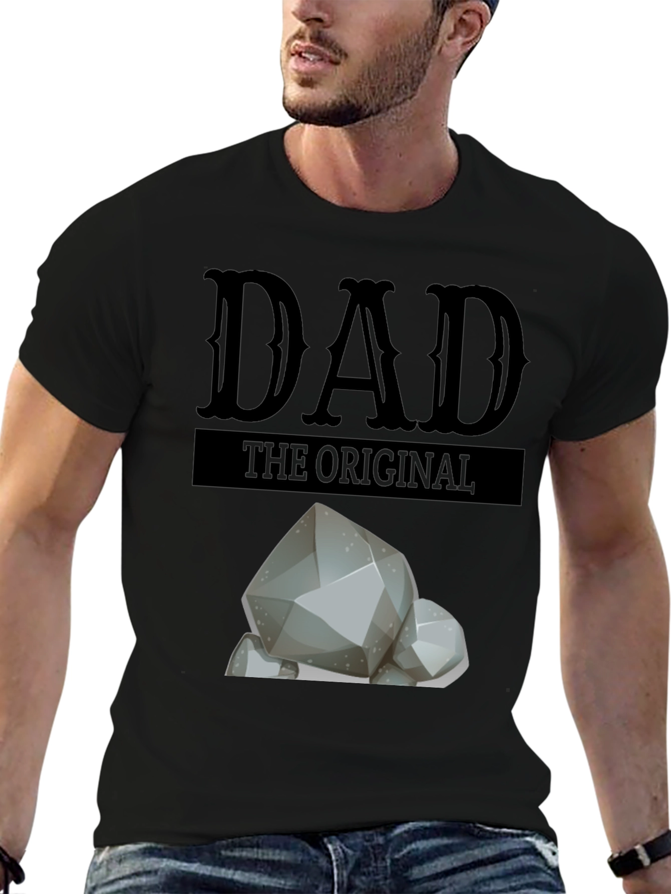 Dad The Original Rocks T-Shirt