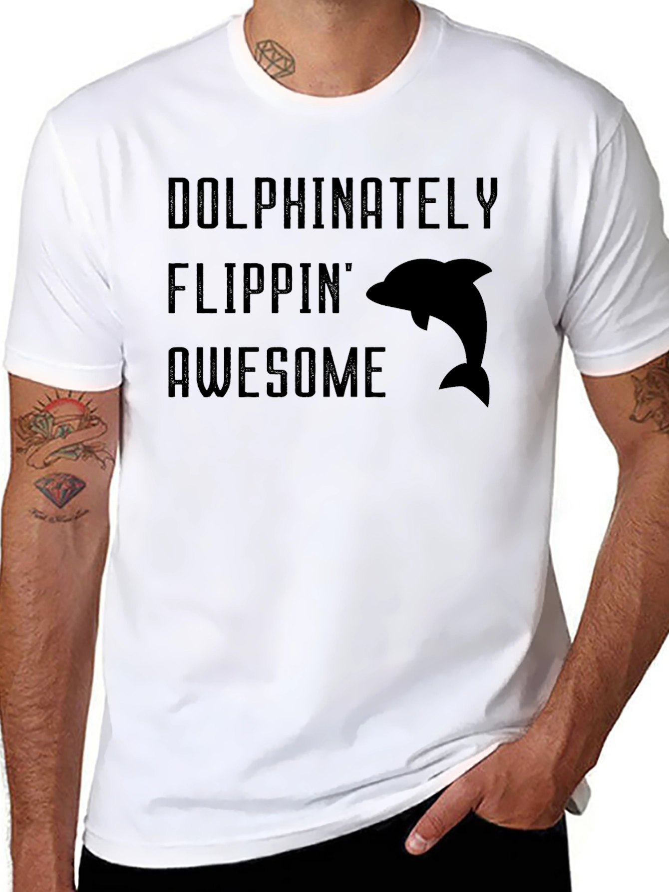 Dolphinitely Flippin Awesome Graphic Tee