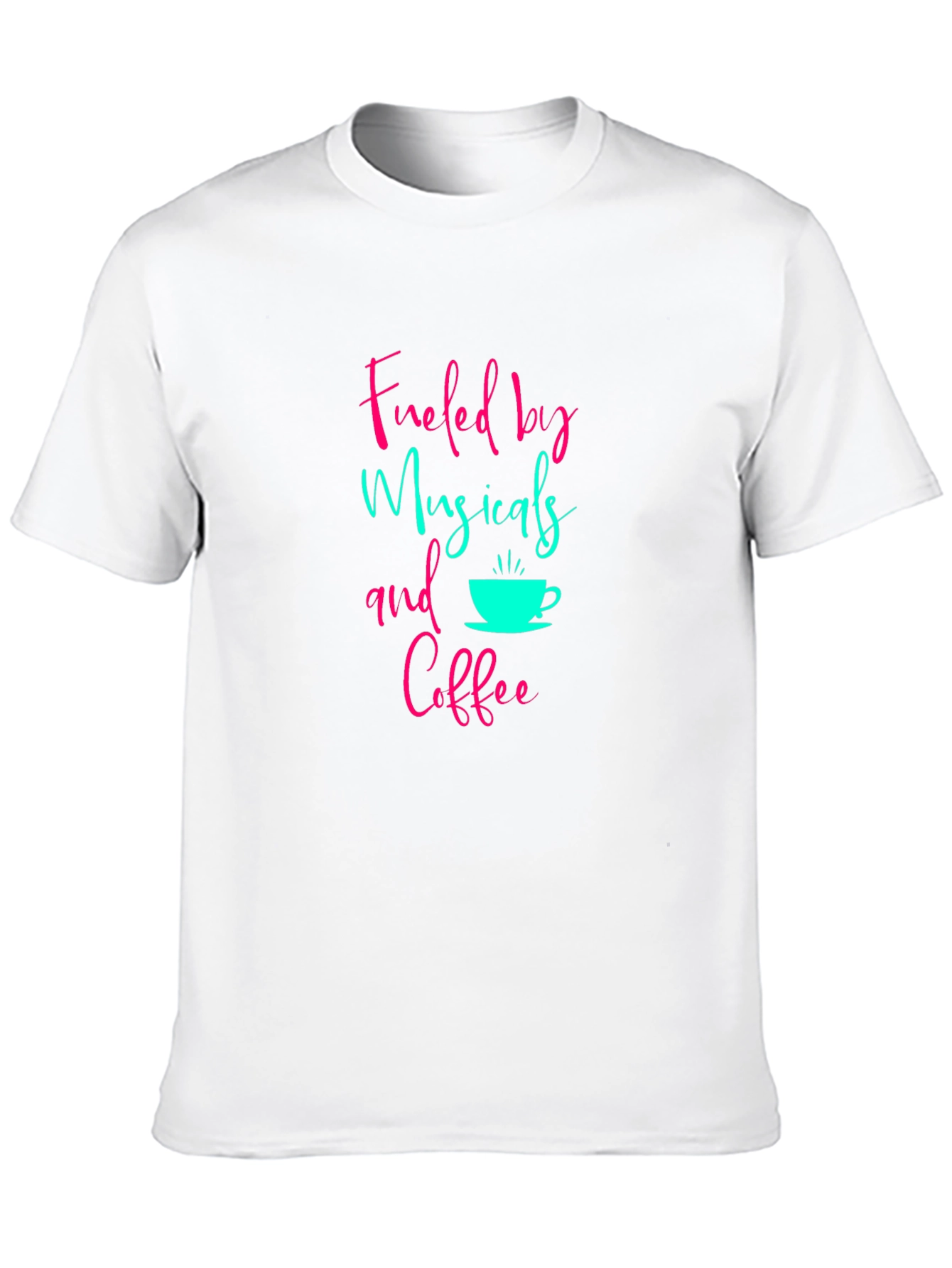 Fueled by Musicals and Coffee Graphic Tee