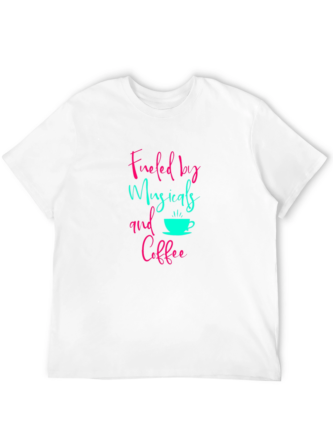 Fueled by Musicals and Coffee Graphic Tee