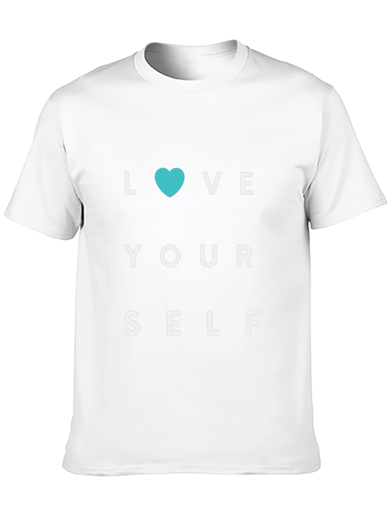 Love Yourself Heart Graphic Tee
