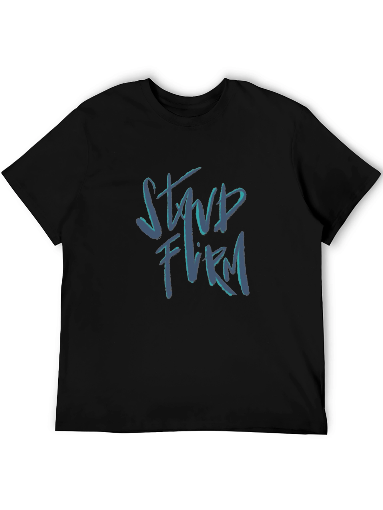Stand Firm Black Graphic Tee