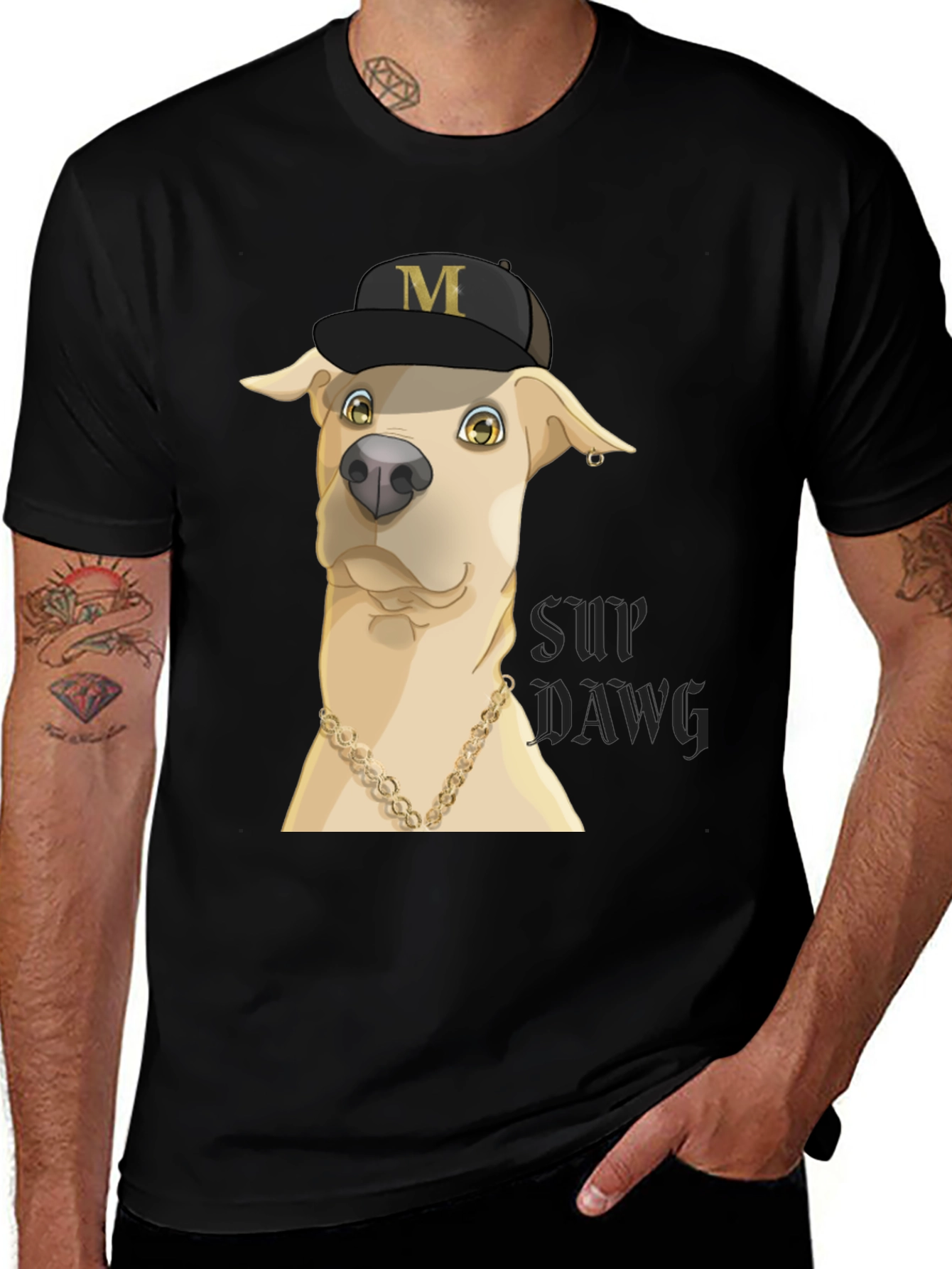 Funny Dog Graphic T-Shirt