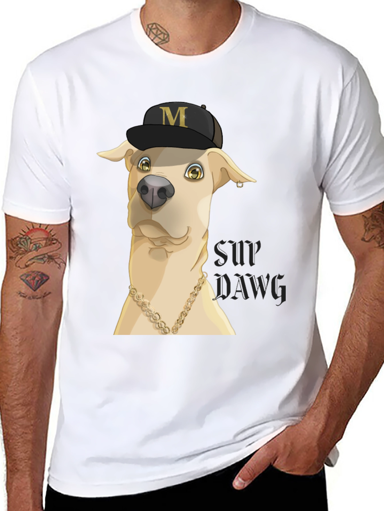 Funny Dog Graphic T-Shirt