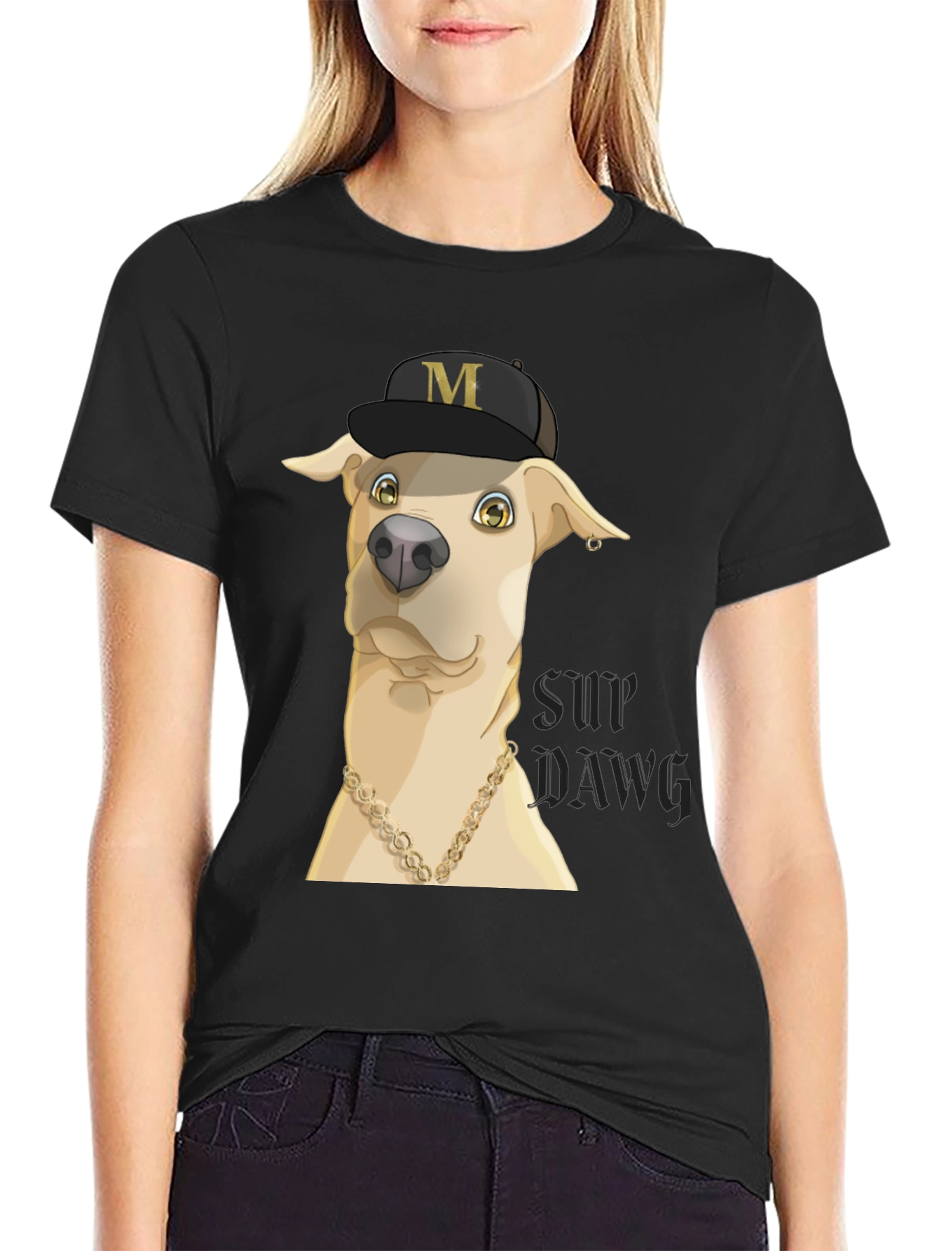 Funny Dog Graphic T-Shirt