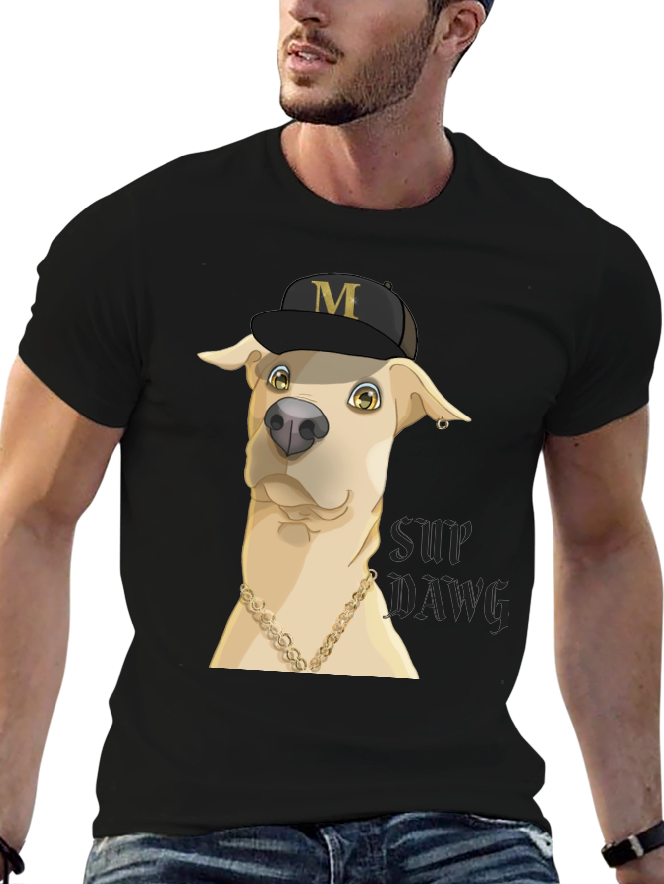Funny Dog Graphic T-Shirt