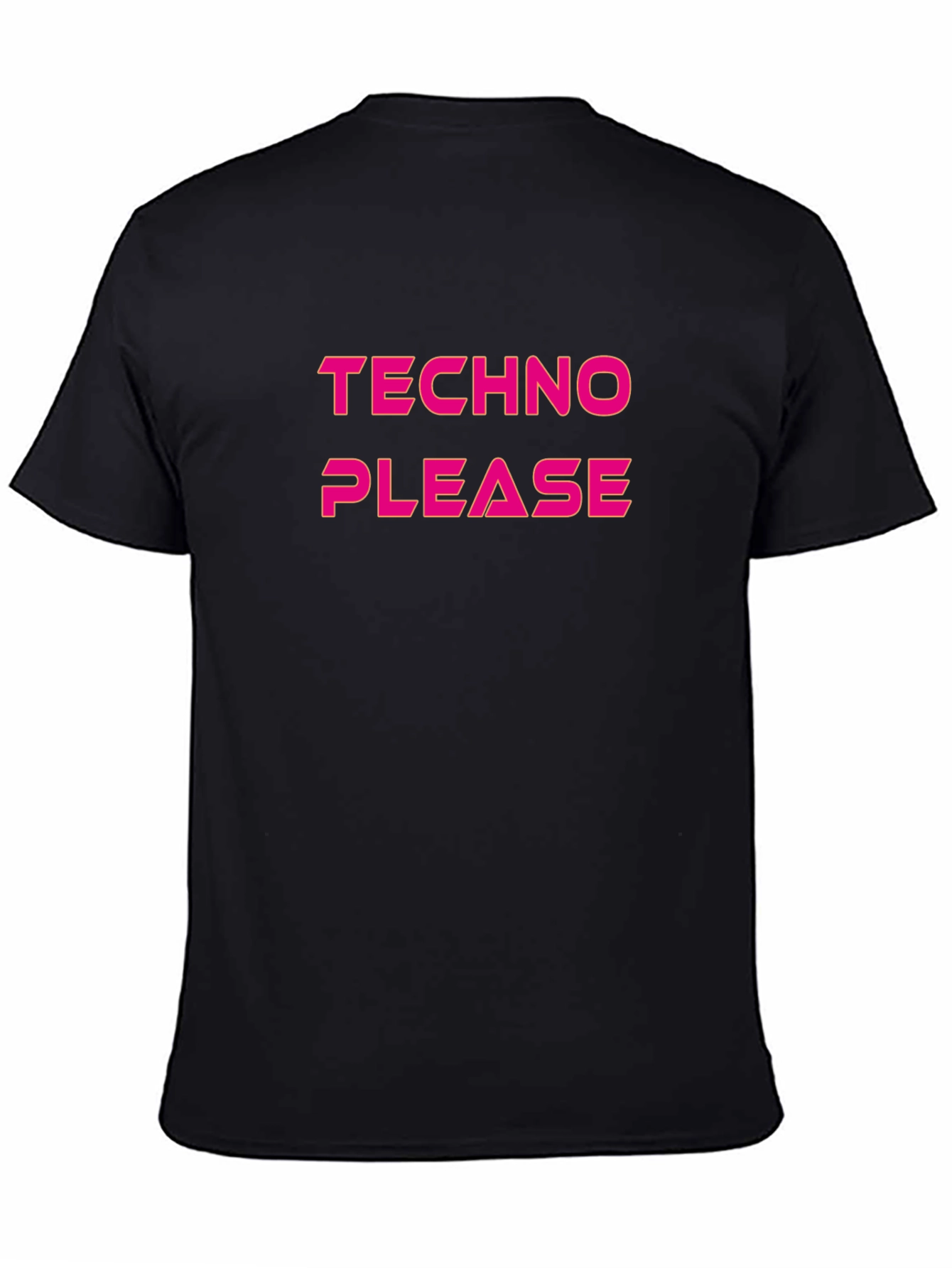 Techno Please T-Shirt - Classic Crew Neck
