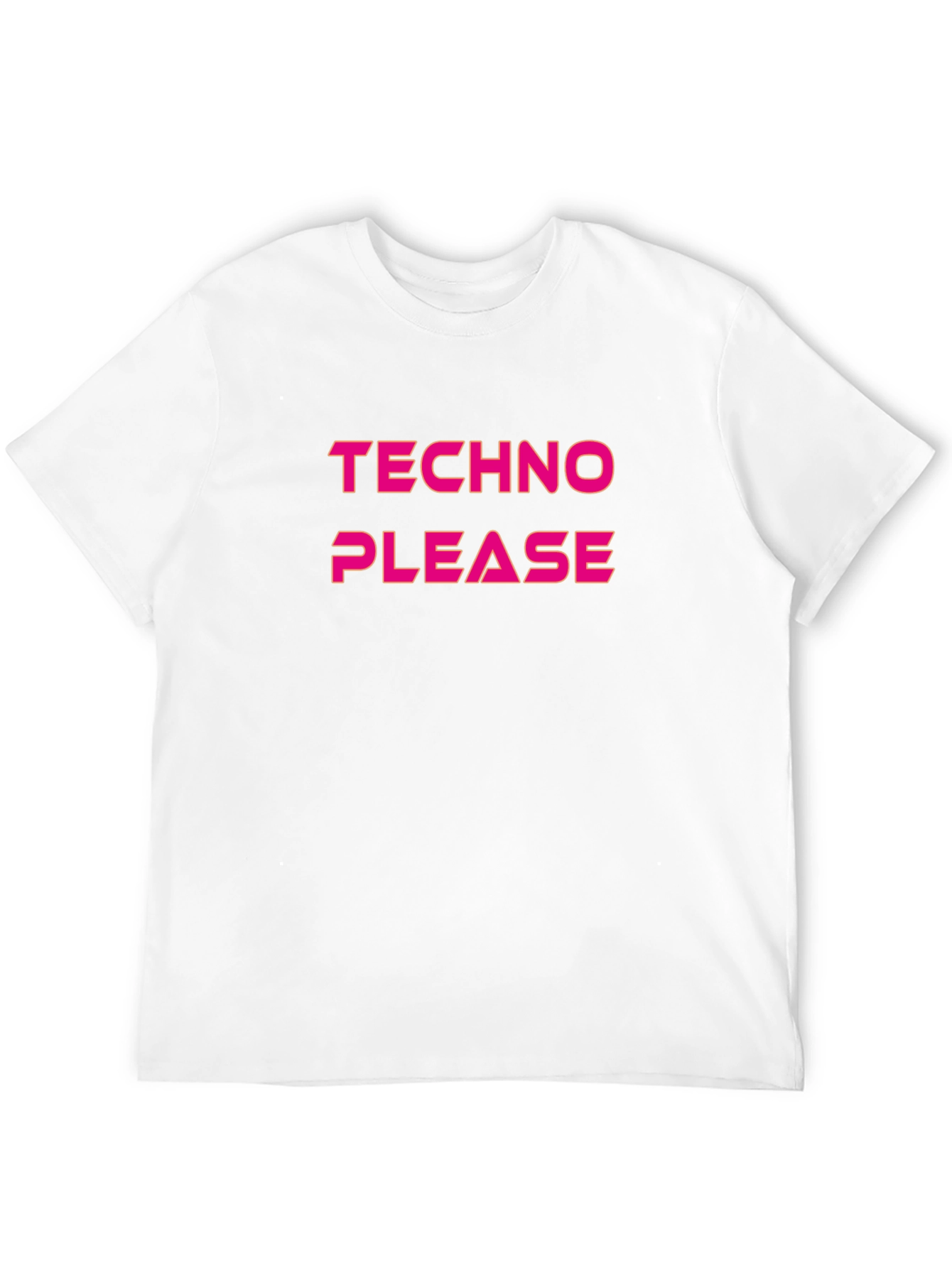 Techno Please T-Shirt - Classic Crew Neck