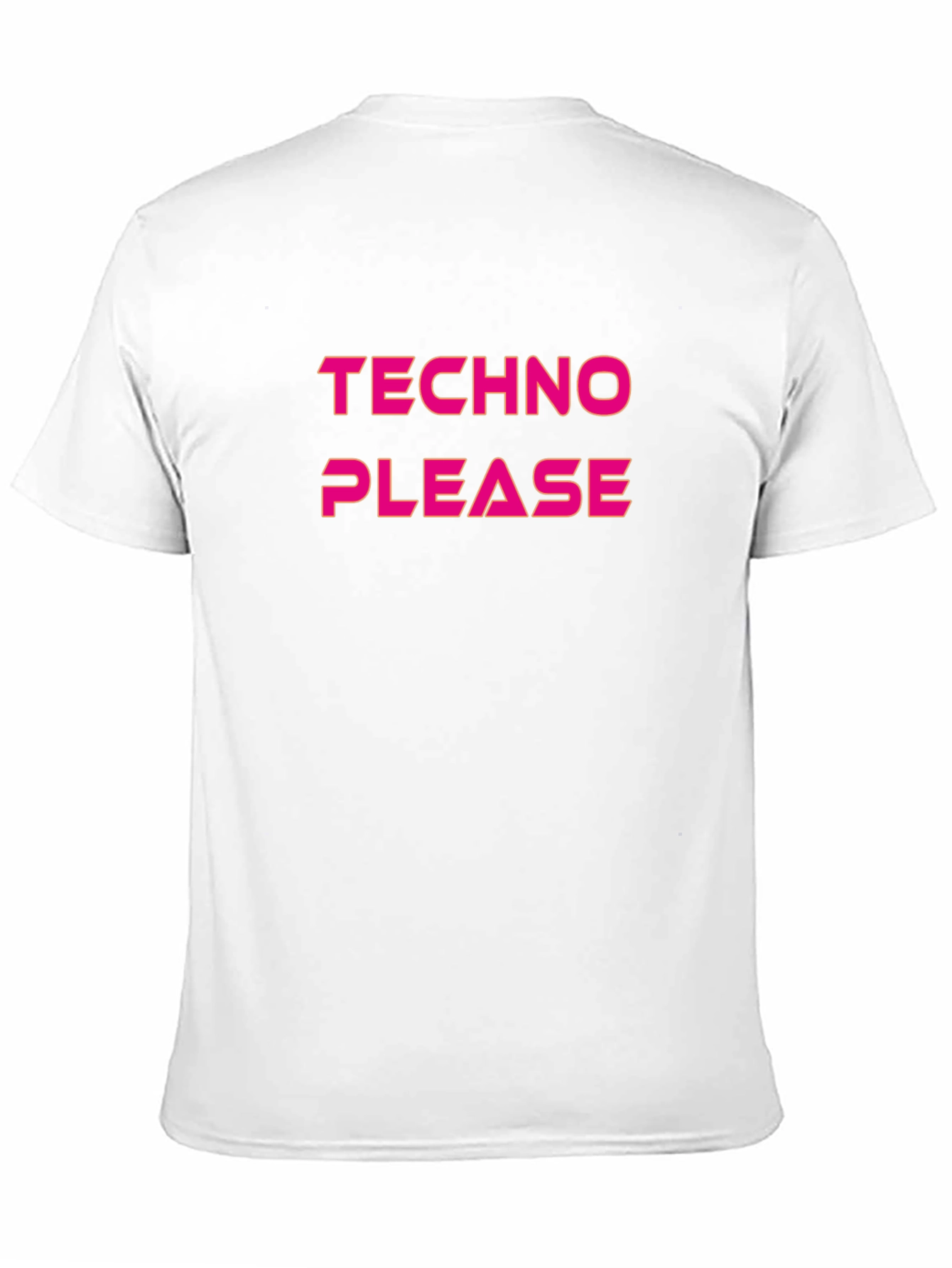 Techno Please T-Shirt - Classic Crew Neck