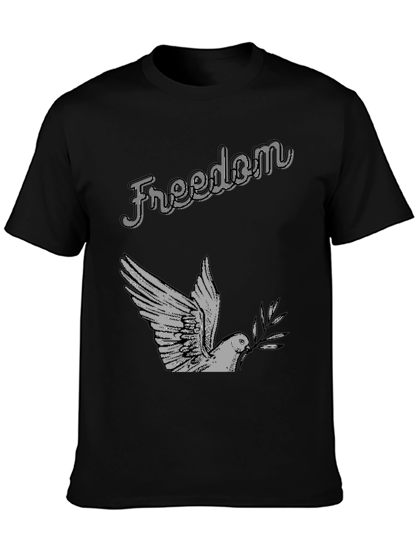 Freedom Dove Graphic T-Shirt - Soft Cotton Blend