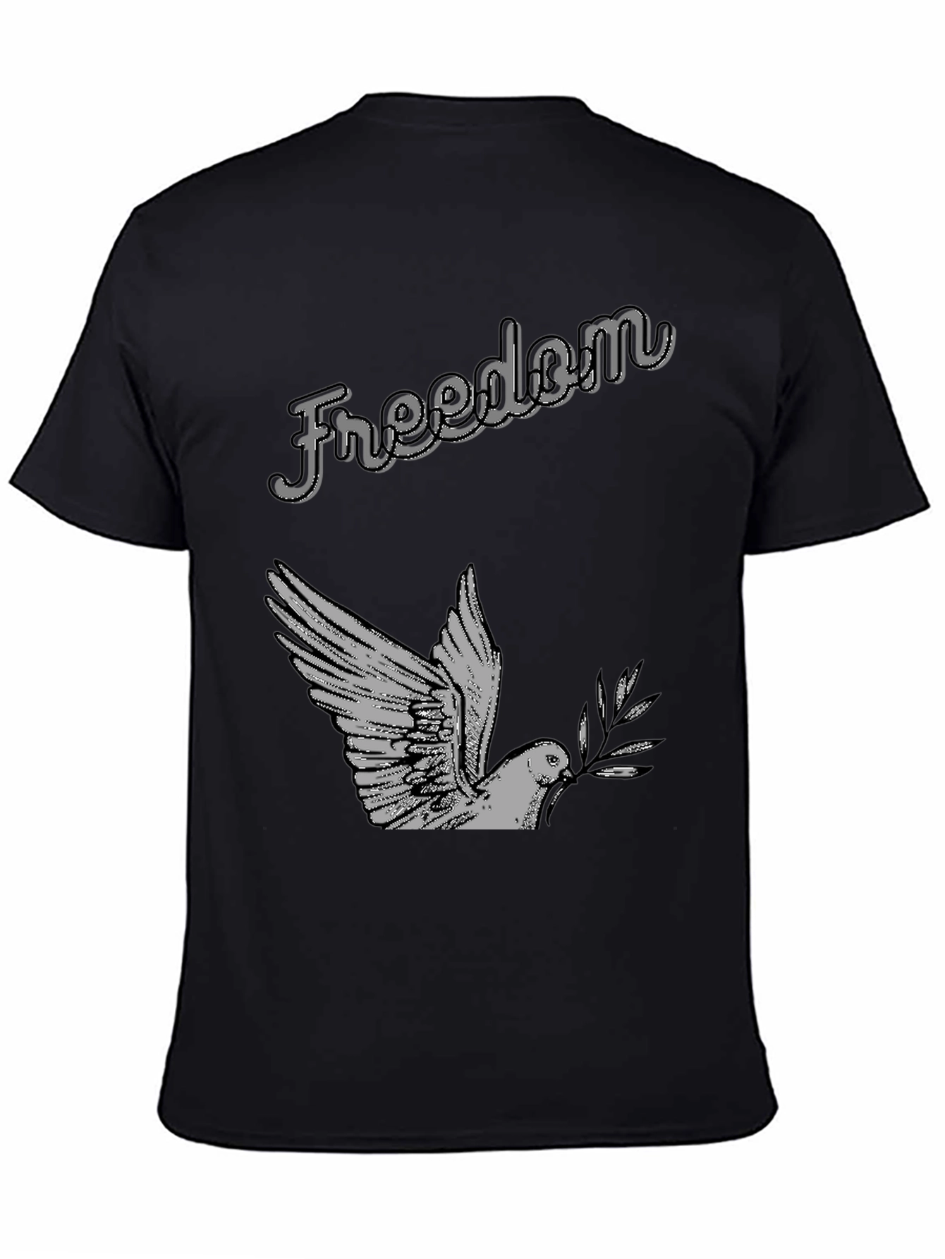 Freedom Dove Graphic T-Shirt - Soft Cotton Blend
