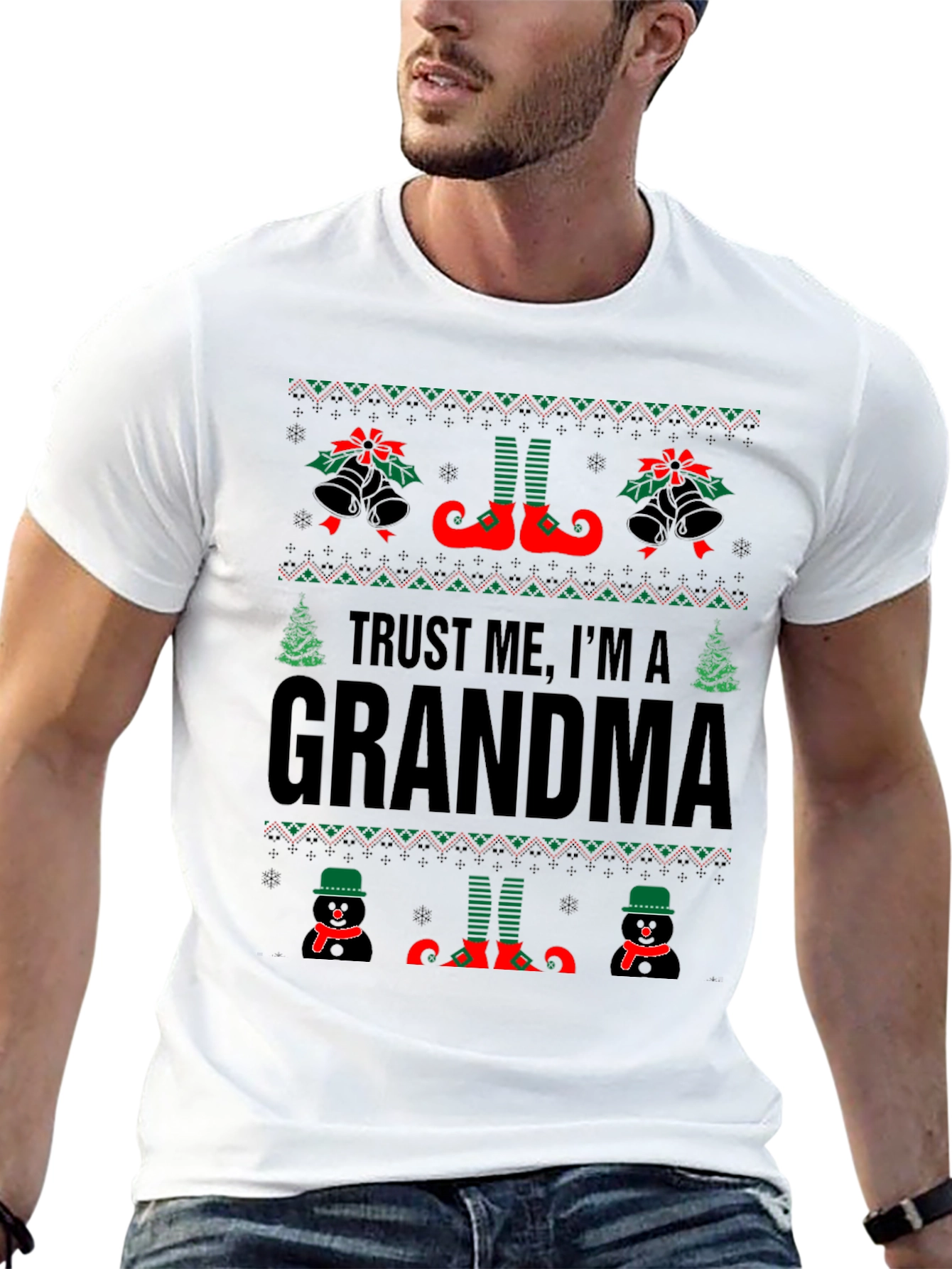 Grandma Christmas Sweater T-Shirt