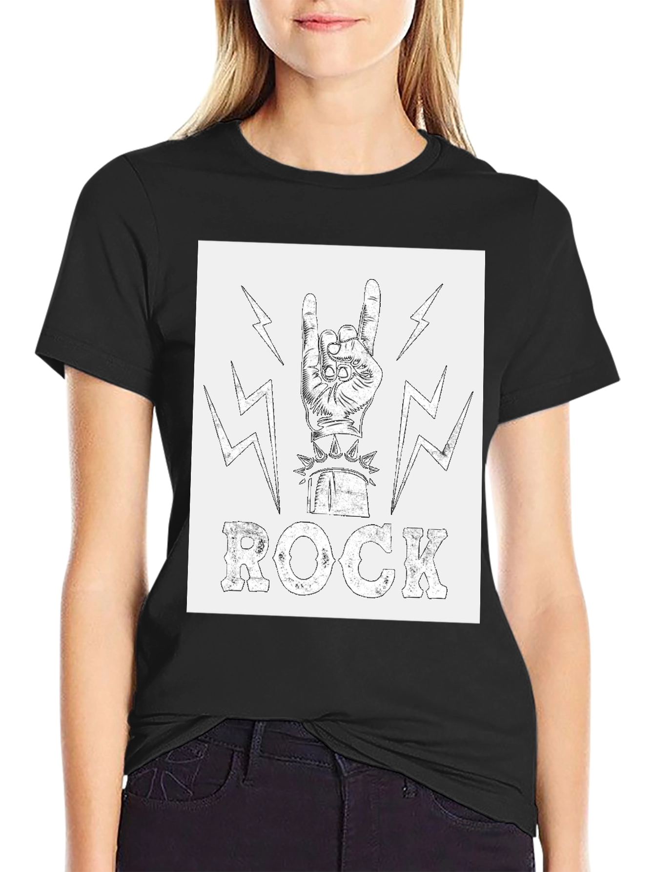 Rock and Roll Graphic T-Shirt