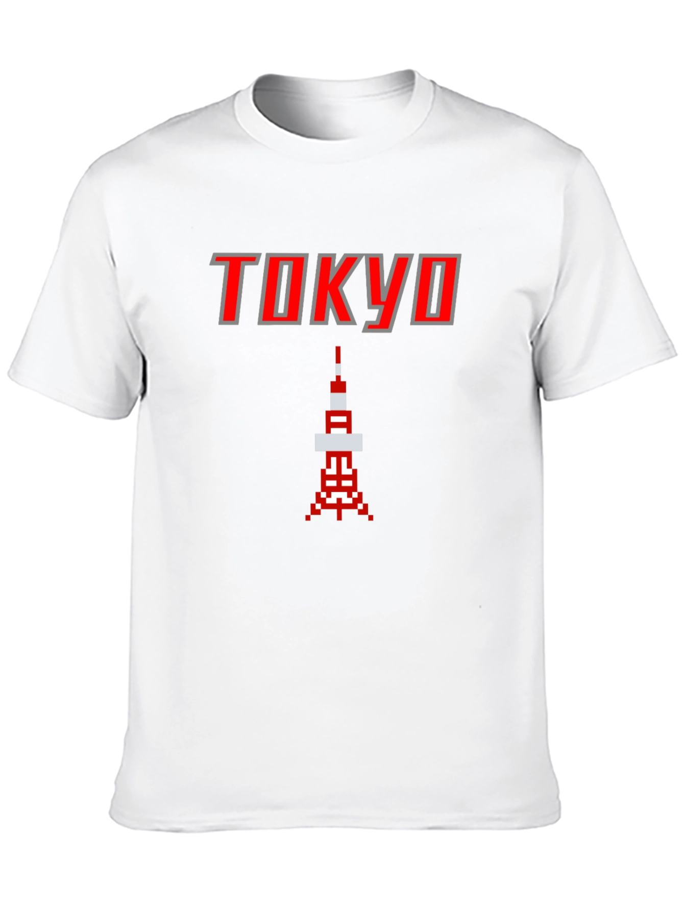 Tokyo Pixel Art T-Shirt - Retro Gaming Style
