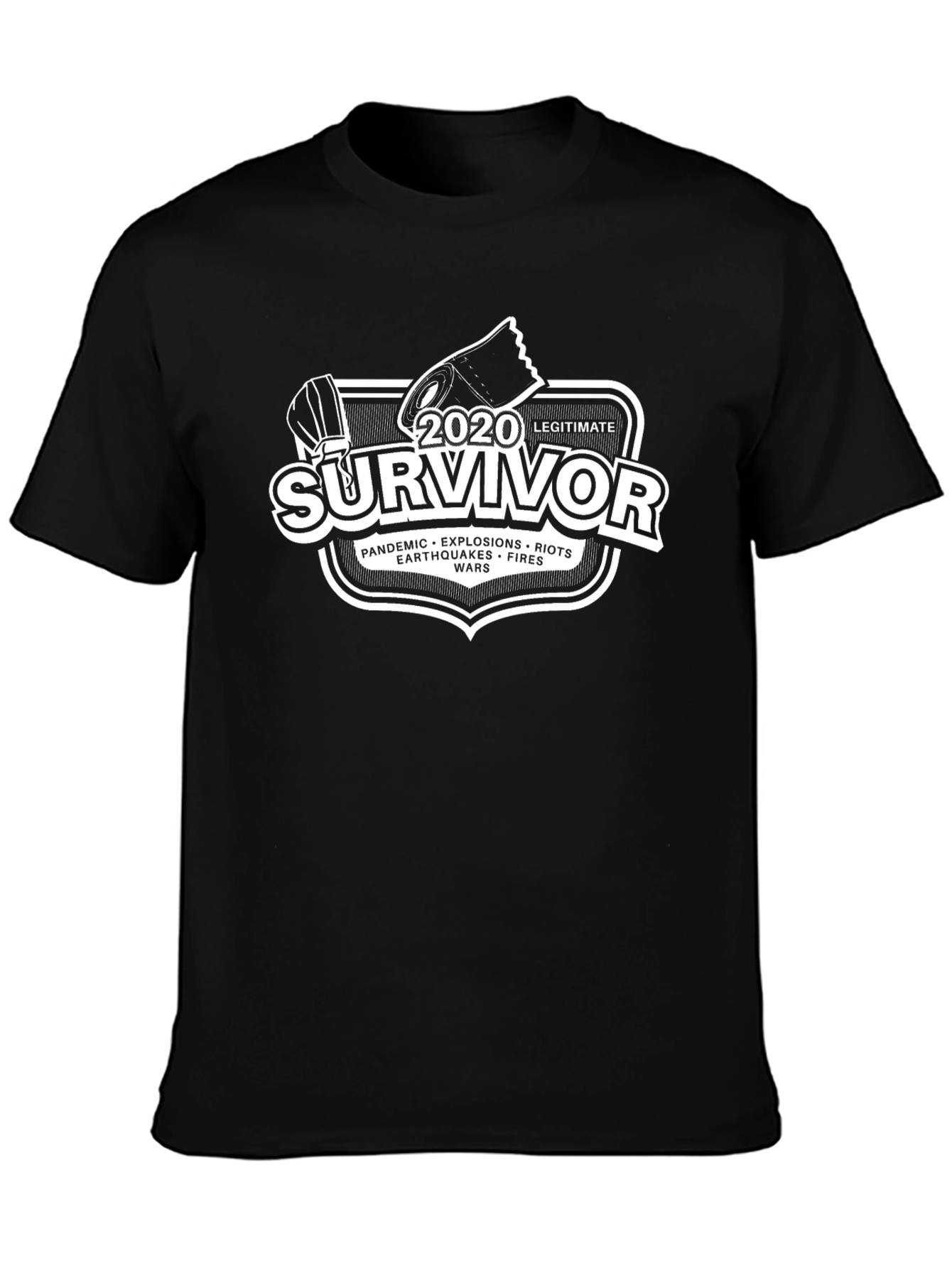2020 Survivor T-Shirt - Pandemic Earthquake Riot Fire