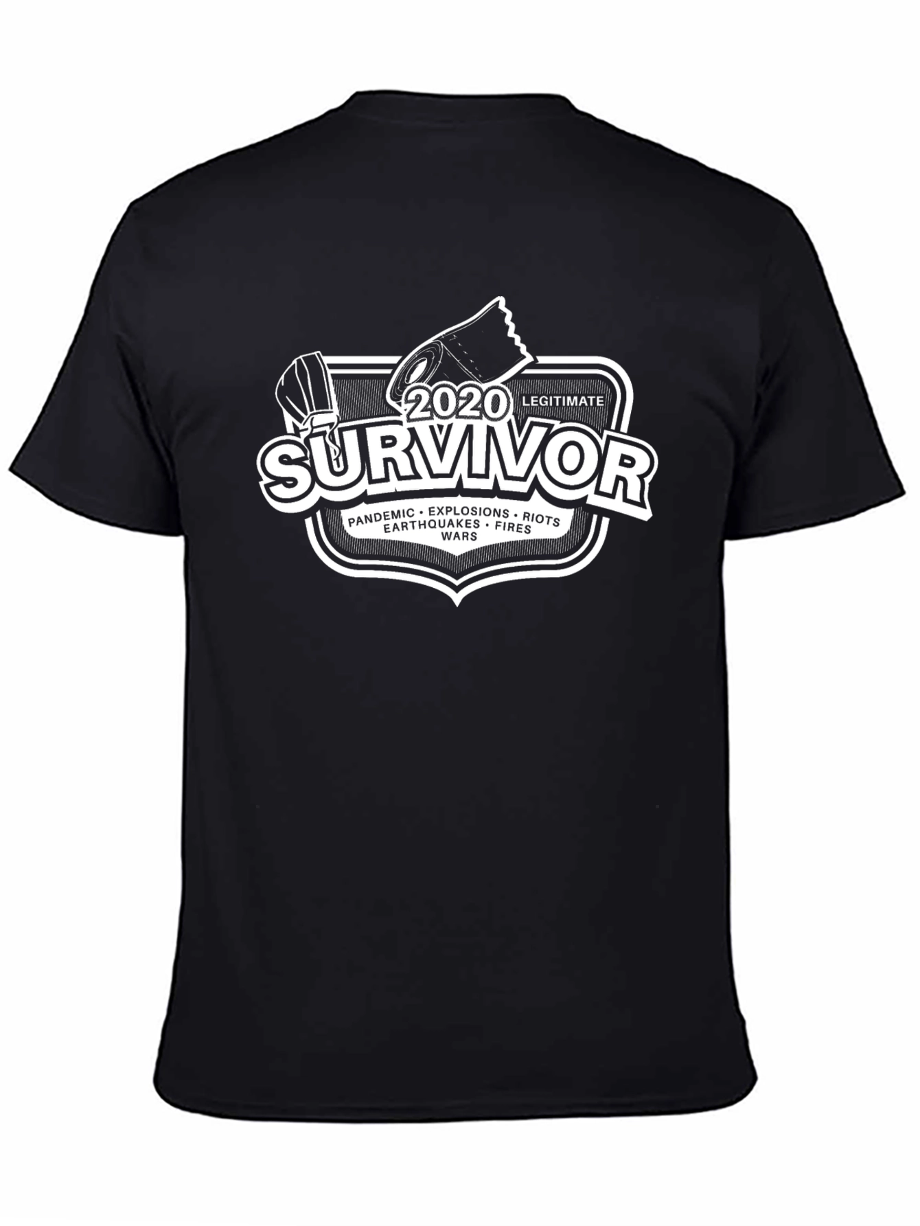 2020 Survivor T-Shirt - Pandemic Earthquake Riot Fire