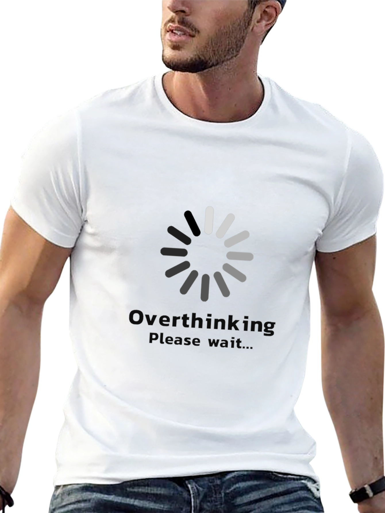 Overthinking Loading T-Shirt - Soft Cotton Tee
