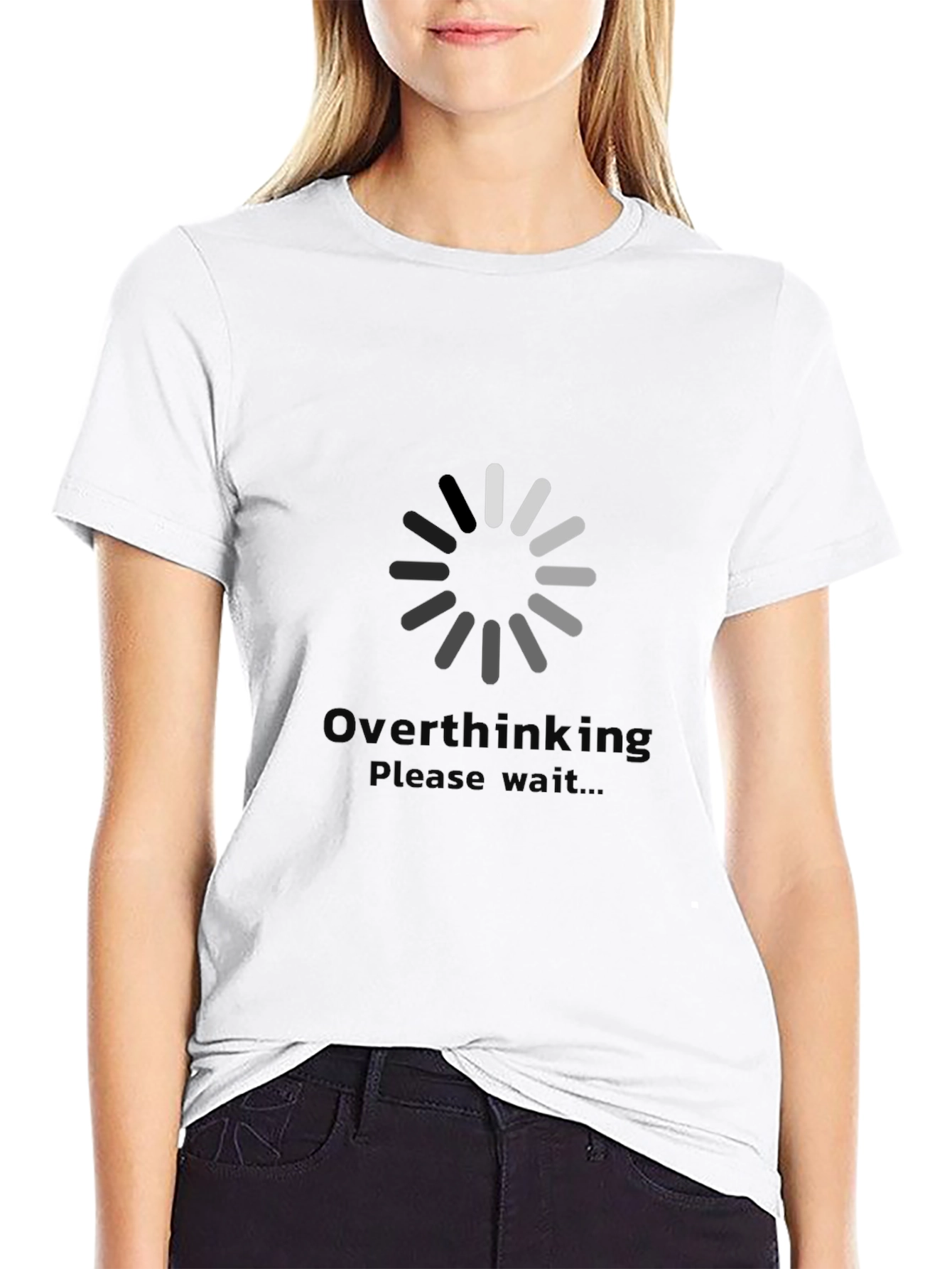 Overthinking Loading T-Shirt - Soft Cotton Tee