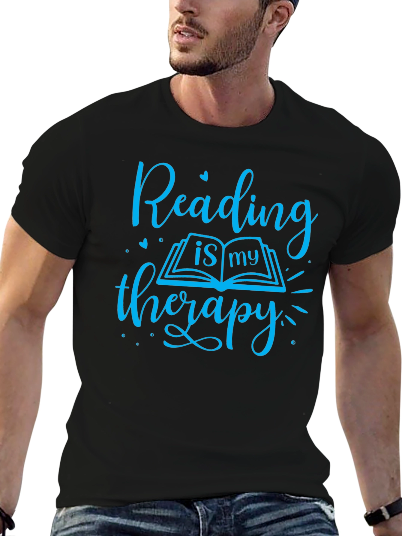 Reading Is My Therapy T-Shirt - Book Lover Tee