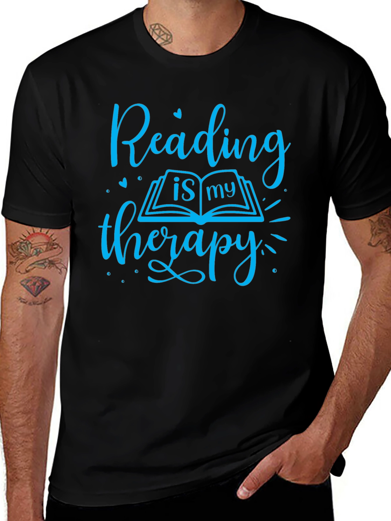 Reading Is My Therapy T-Shirt - Book Lover Tee