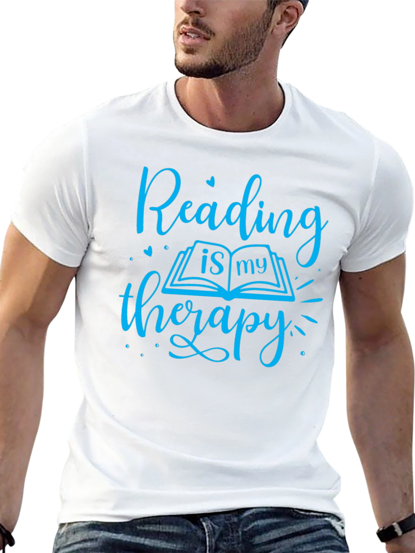 Reading Is My Therapy T-Shirt - Book Lover Tee