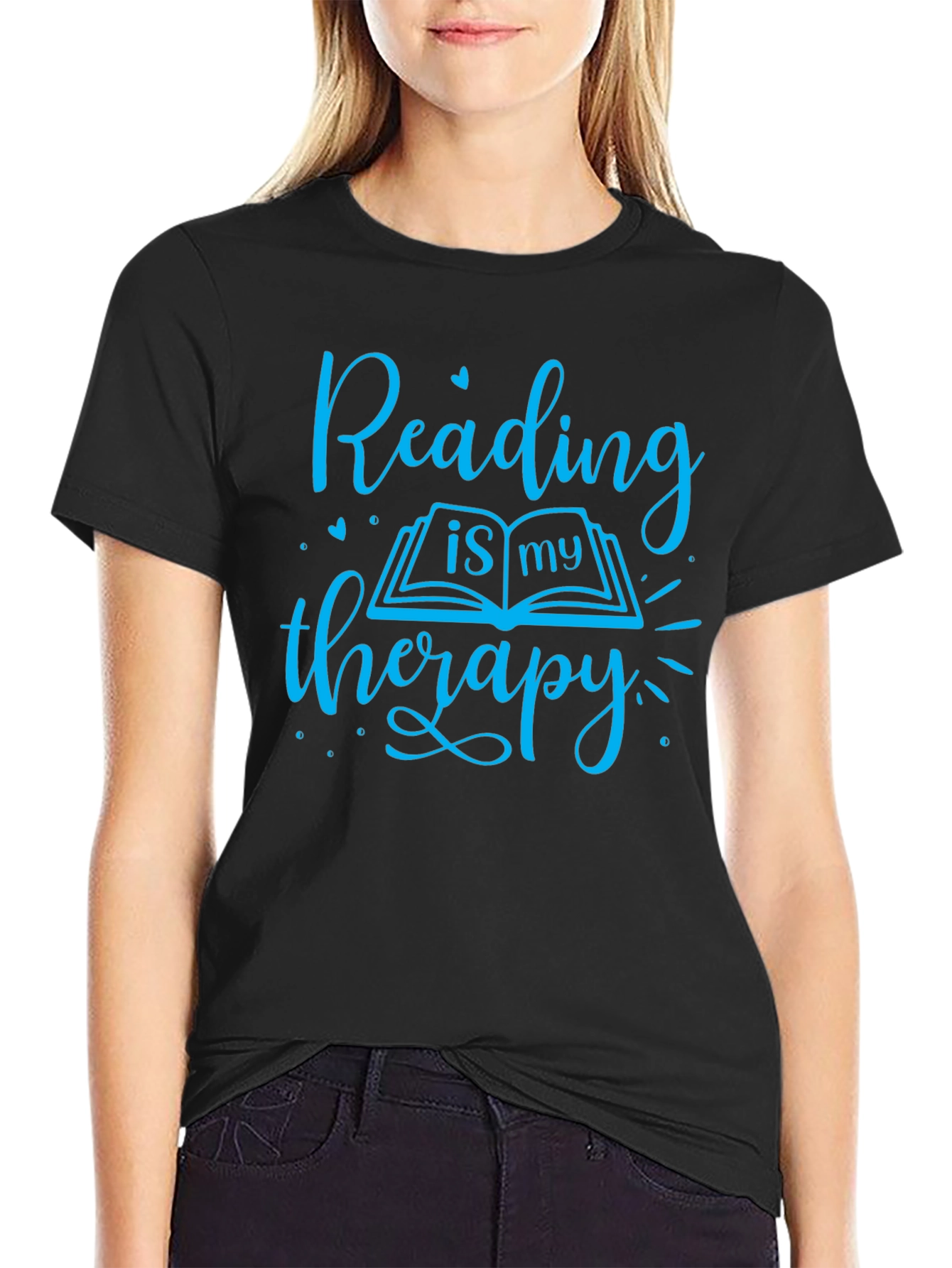 Reading Is My Therapy T-Shirt - Book Lover Tee