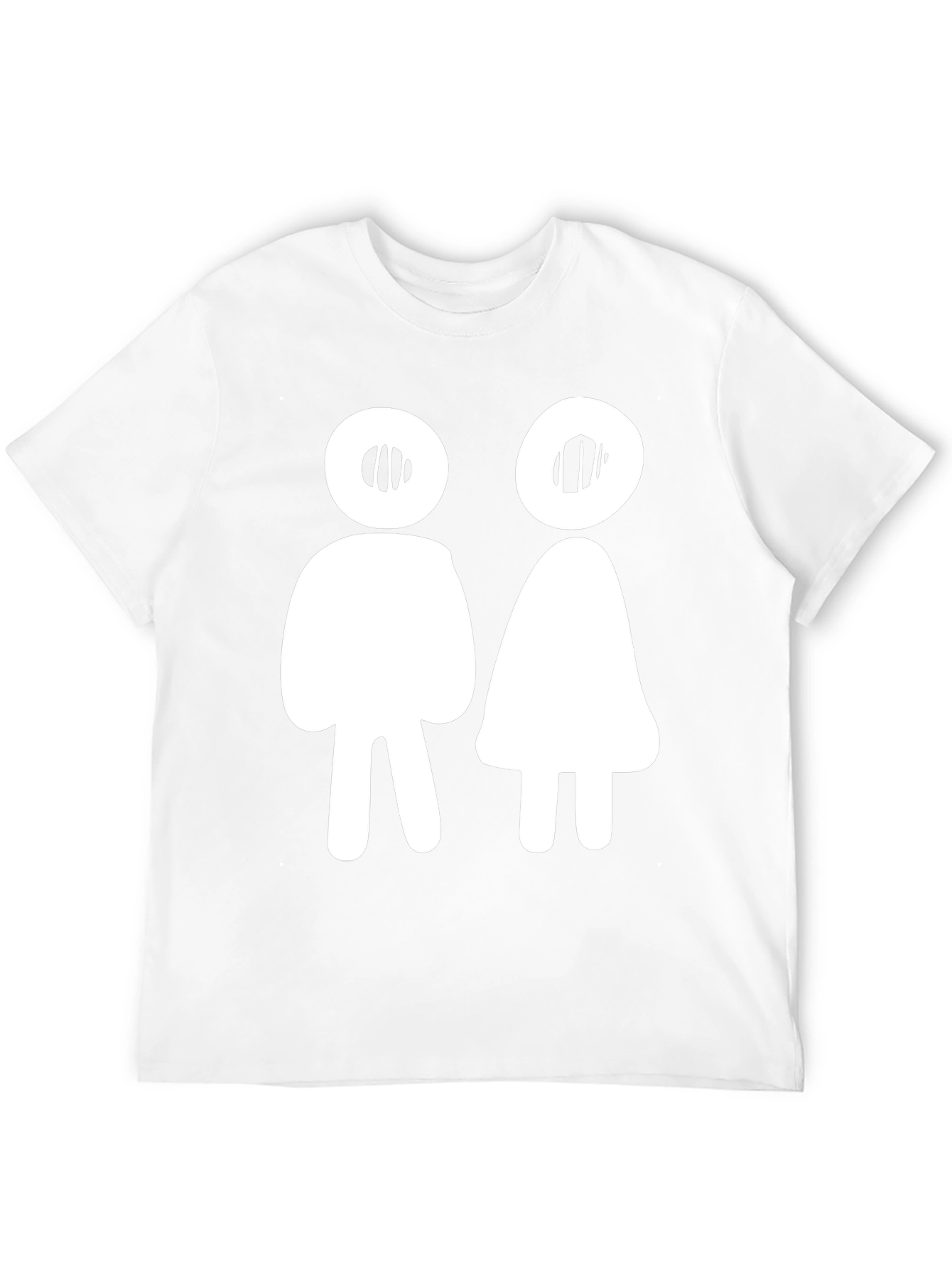 Minimalist Unisex T-Shirt with Gender Icon Design