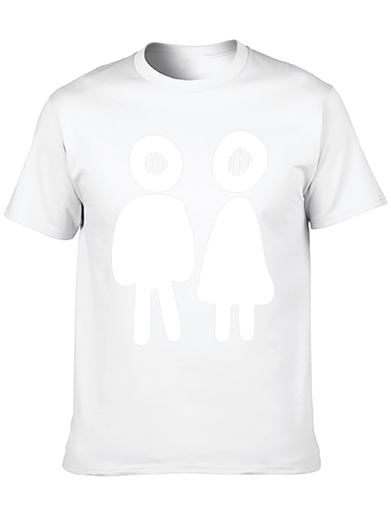Minimalist Unisex T-Shirt with Gender Icon Design