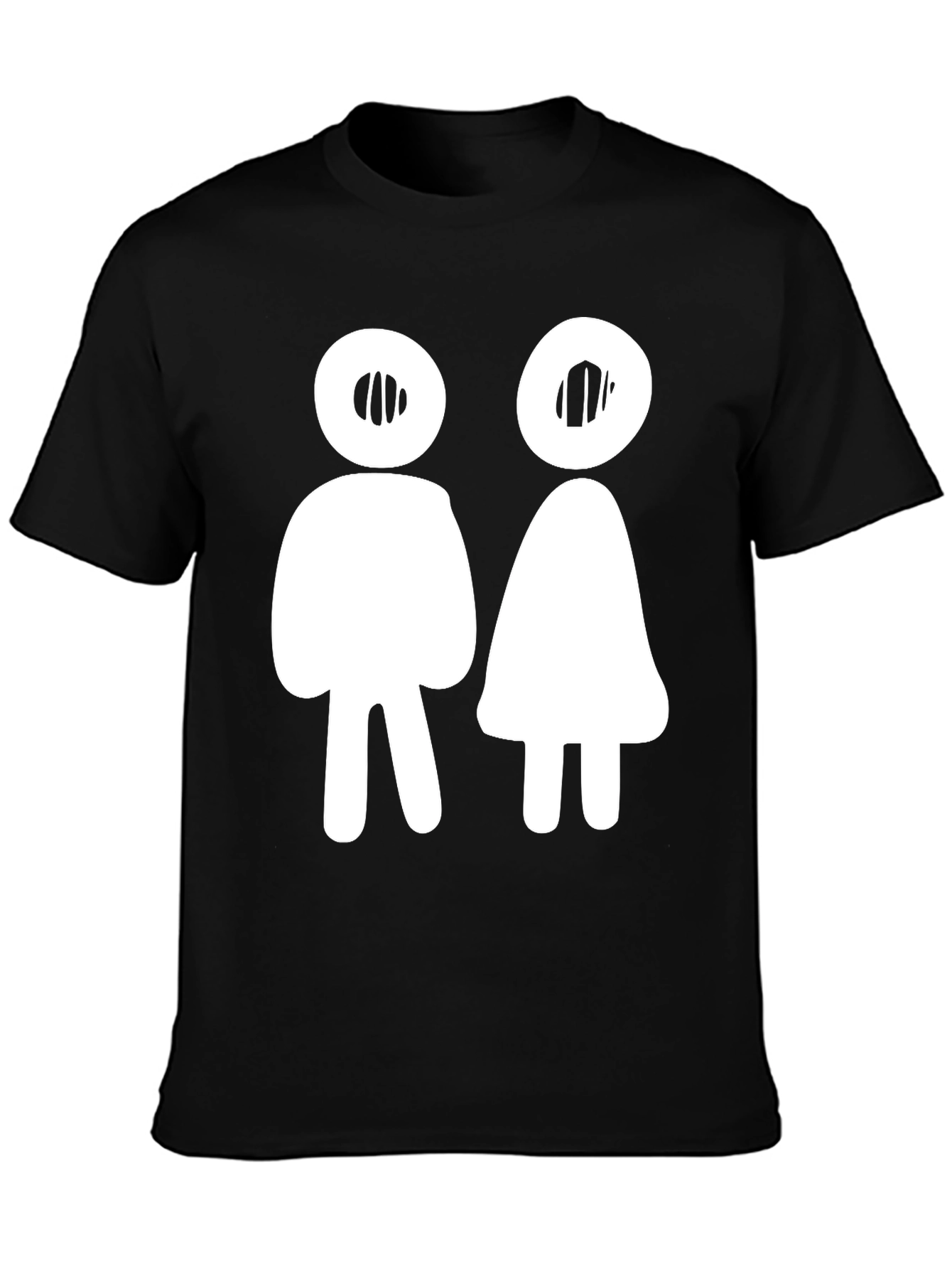 Minimalist Unisex T-Shirt with Gender Icon Design