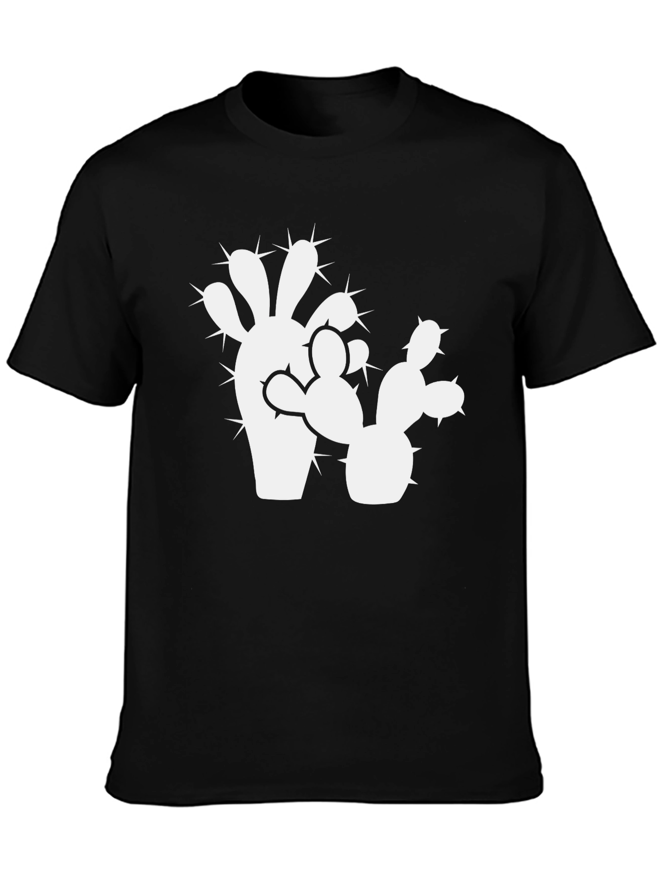 Cactus Graphic Black T-Shirt