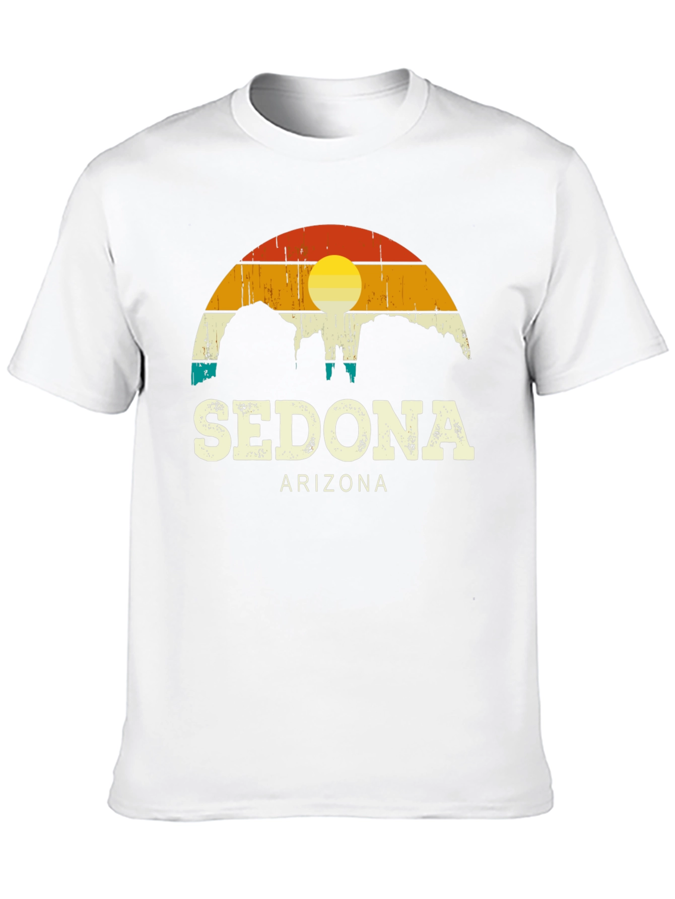 Sedona Arizona Retro Graphic Tee - Black