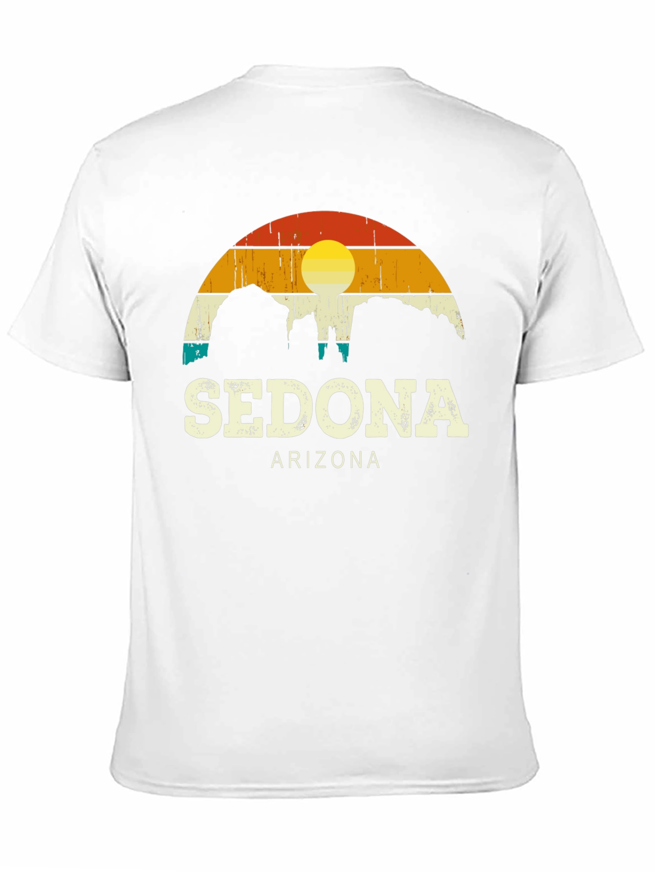 Sedona Arizona Retro Graphic Tee - Black